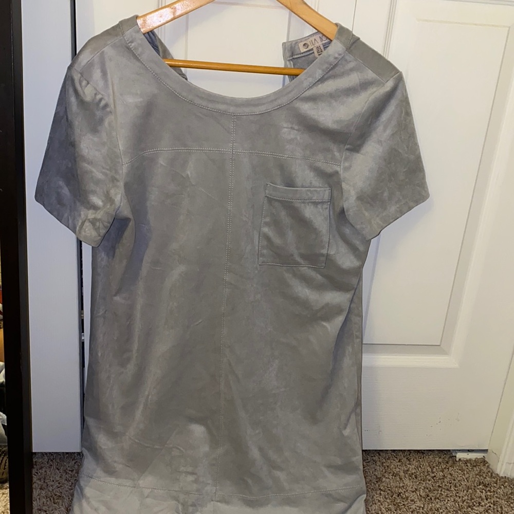 Lila rose gray dress
